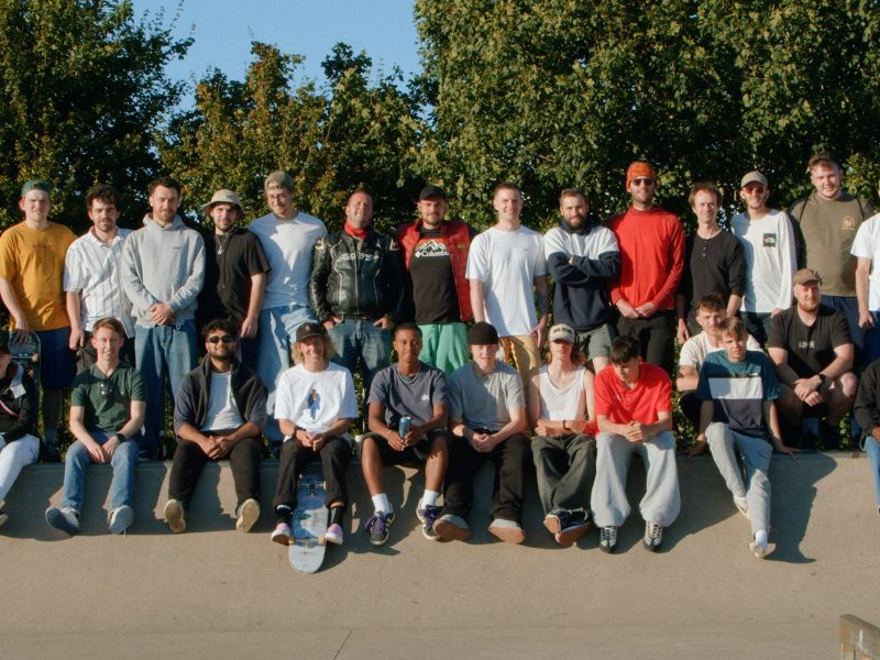 A reunion of family and friends at the Emersons Green skate park