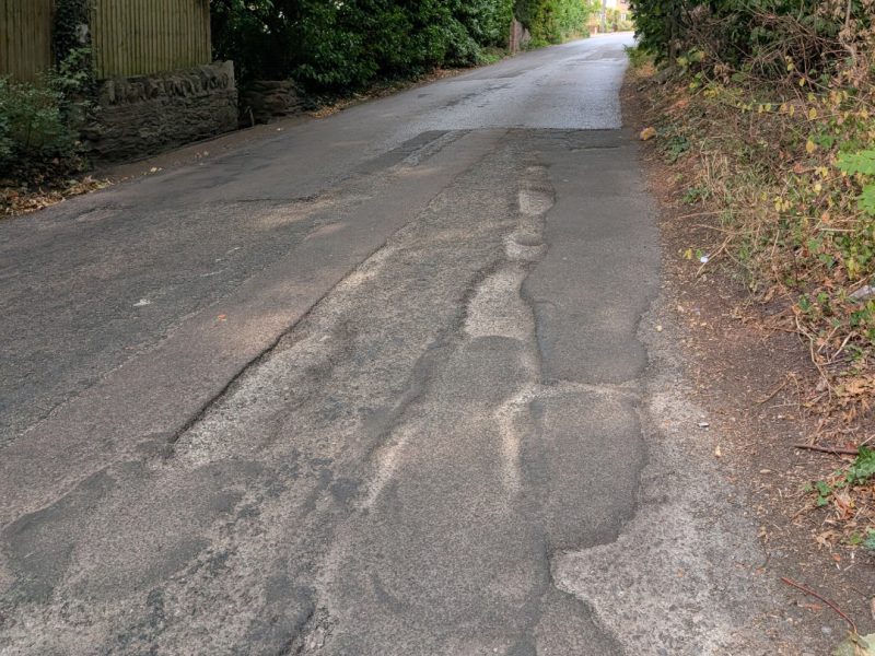 Potholes on Conham Hill