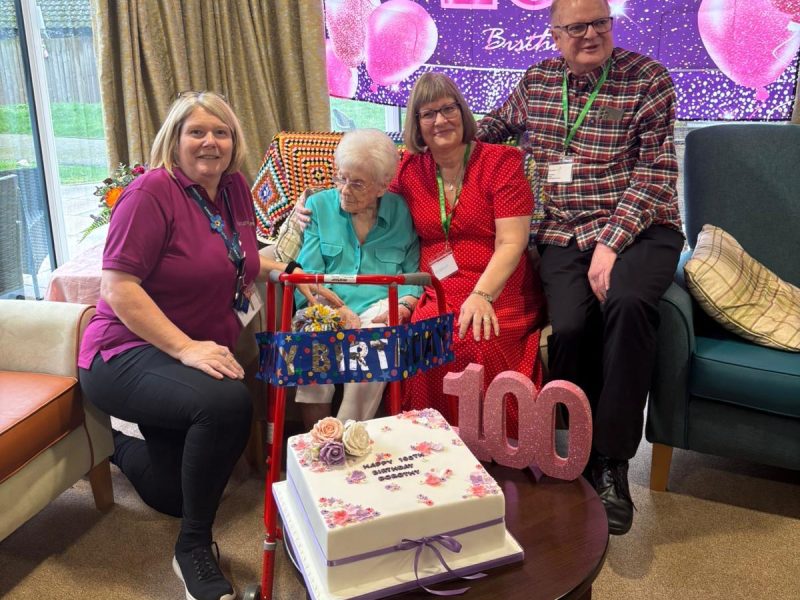 Party time at Little Heath for Dot