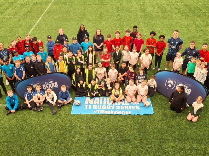 Some of the CLF pupils at the T1 MegaFest