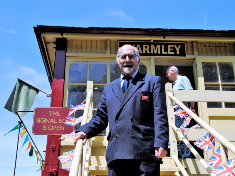 Graham Darby at Warmley Signal Box heritage site